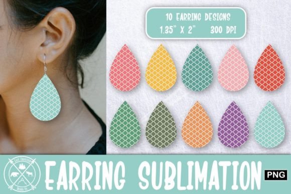 Download Arabesque Earrings Sublimation|Earrings - Premium Resources